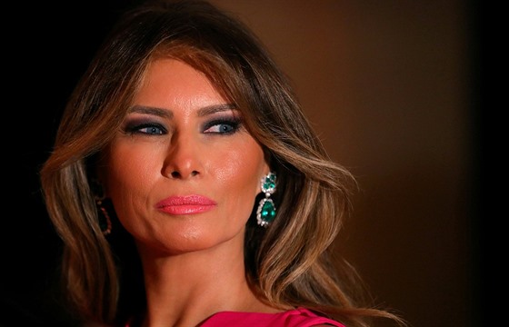 Melania Trumpová (Palm Beach, 4. února 2017)