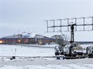 Ruská vojenská základna Arktický trojlístek na ostrov Alexandina zem