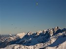 Tato panoramata Alp vidly posádky balon pi kadém letu, bhem týdne se...