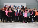 Italská krasobruslaka Carolina Kostnerová na tréninku Czech Skating Academy