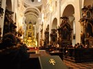 Anglická me v kostele sv. Tomáe na Malé Stran v Praze