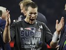 Tom Brady moná sám zprvu nevil, co jeho tým New England Patriots dokázal.