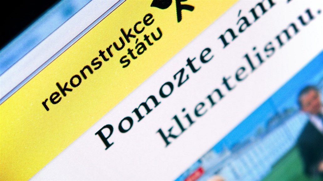 Projekt Rekonstrukce státu tvo�í skupina nevládních organizací. Zabývají se...
