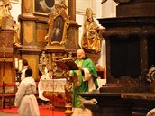 Anglická mše v kostele sv. Tomáše na Malé Straně v Praze