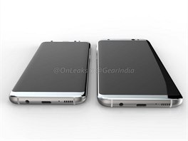 Samsung Galaxy S8 a S8 plus (render)