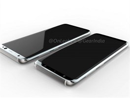 Samsung Galaxy S8 a S8 plus (render)