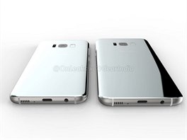 Samsung Galaxy S8 a S8 plus (render)