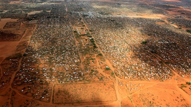 Uprchlick tbor Dadaab v Keni.