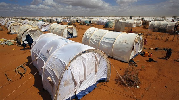 Uprchlick tbor Dadaab v Keni.