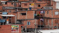 Slum v brazilském Sao Paulu
