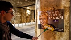 Marine Le Penová při návštěvě Prahy