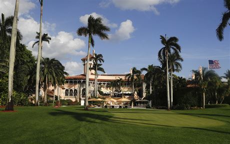 Trumpv floridský resort Mar-a-Lago (27. listopadu 2016)