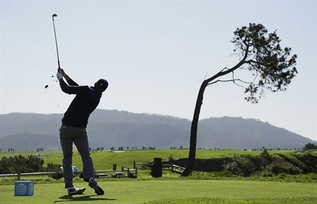 Jordan Spieth na turnaji v Pebble Beach.