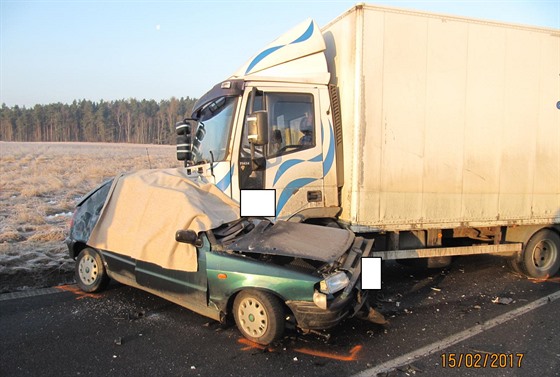 Tragická dopravní nehoda se stala nedaleko Českých Budějovic na hlavním tahu k...