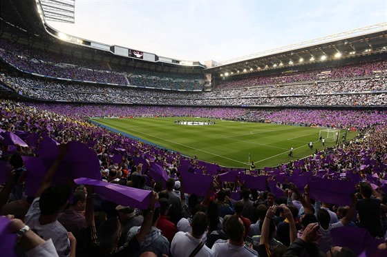Madridský stadion Santiaga Bernabéua