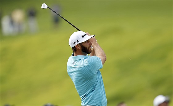 Dustin Johnson na turnaji v Pacific Palisades.