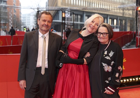 Na Berlinale se představila delegace nového filmu Agnieszky Hollandové (první...