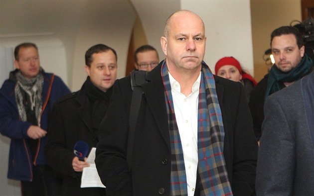 Martin Ddic u Krajského soudu v Ostrav (14. února 2017).