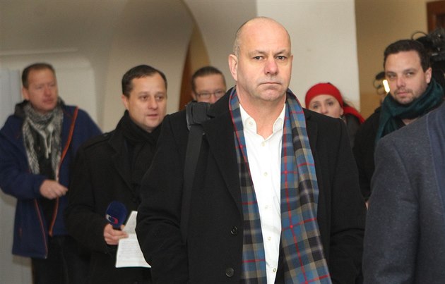 Martin Ddic u Krajského soudu v Ostrav (14. února 2017).