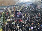 Oslavy 38. výroí islámské revoluce v Teheránu (10. února 2017)