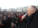 Tisíce Blorus protestují proti dekretu prezidenta Alexandra Lukaenka o...