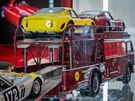 Legendární náklaák Fiat Bartoletti vozil závodní vozy Scuderie Ferrari.