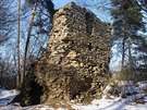 Ruiny paláce na Víckov