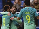 MSN. Obávané trio barcelonských útoník Messi, Suárez a Neymar ádilo i v...