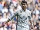 Hvzda Realu Madrid Cristiano Ronaldo pi utkání panlské ligy proti Espaolu.