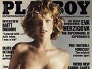 Eva Herzigová na obálce asopisu Playboy.