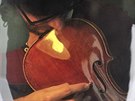 Osmaticetiletý housla Pavel Celý opravuje housle ve své díln ve Vani na...