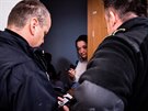 Policejn� kontroly na ubytovn� v Rychnov� nad Kn�nou.