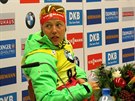 Kdy konen dorazila  Laura Dahlmeierová na tiskovku, konstatovala: Po závod...