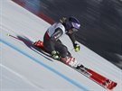 Francouzská lyaka Tessa Worleyová na trati obího slalomu na MS ve Svatém...