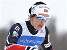 Norská bkyn na lyích Norka Marit Björgenová na trati klasické desítky v...
