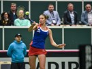 Karolína Plíková a její return proti Garbine Muguruzaové