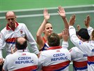 JO! Karolína Plíková slaví výhru ve Fed Cupu.