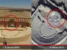 Satelitní zábry odhalily dalí zkázu historické Palmýry