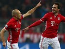 SKVLE TREFIL. Arjen Robben z Bayernu otevel skóre v zápase Ligy mistr proti...
