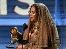 Thotná Beyoncé na udílení cen Grammy (Los Angeles, 12. února 2017)