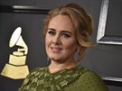 Adele na udílení cen Grammy (Los Angeles, 12. února 2017)