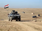 Irck jednotky nedaleko zpadnch tvrt Mosulu (19. nora 2017)