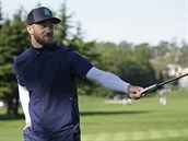Justin Timberlake na golfovm turnaji v Pebble Beach.
