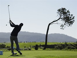 Jordan Spieth na turnaji v Pebble Beach.