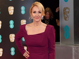 J. K. Rowlingová na udílení cen BAFTA (Londýn, 12. února 2017)