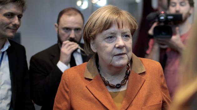 Nmeck kanclka Angela Merkelov vypovdala ped vyetovac komis, kter se zabv innost americk Nrodn agentury pro bezpenost (NSA) v Nmecku. (16. nora 2017)