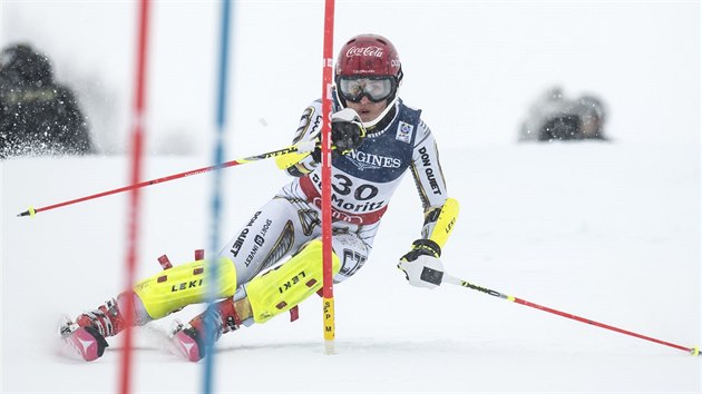 Ester Ledeck v kombinanm slalomu na mistrovstv svta ve Svatm Moici.