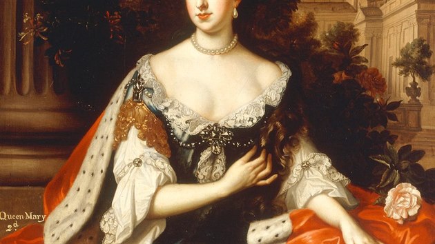Marie II. Stuartovna na portrétu Willema Wissinga (1662)