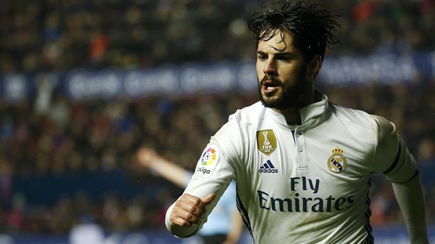 Zlonk Realu Madrid Isco slav gl na hiti Osasuny.