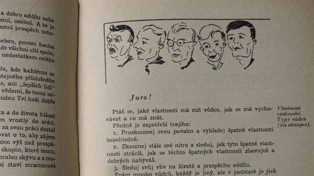 Ukázka ze skautské příručky Listy Jurovi od zakladatele brněnského skautingu Velena Fanderlika.